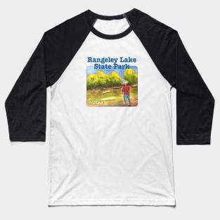 Rangeley Lake State Park, Maine Baseball T-Shirt